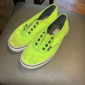Vans Lime Green Sneakers